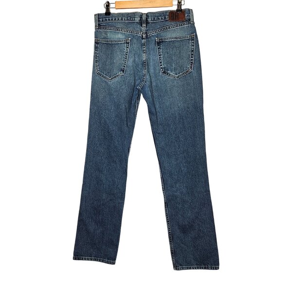 Mens Banana Republic Straight Fit Blue Denim Jeans Size 30x32 Classic Cotton‎ - Picture 2 of 9